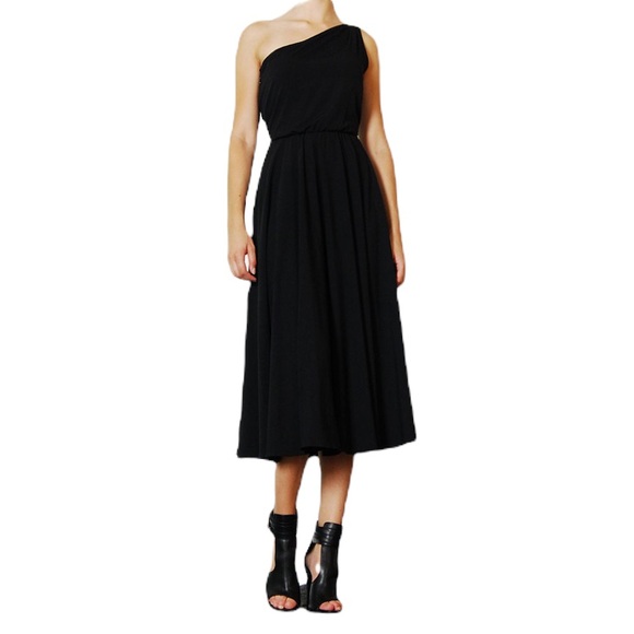 Vintage: one shoulder midi dress - Picture 3 of 4